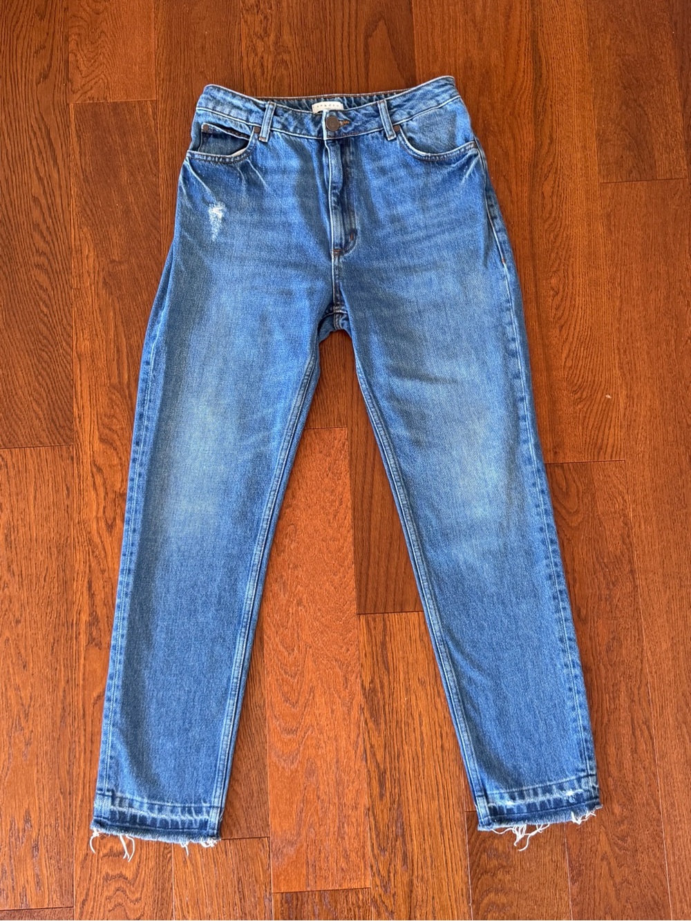 Sandro High Rise Straight Leg Denim Jeans size 42 / w30”